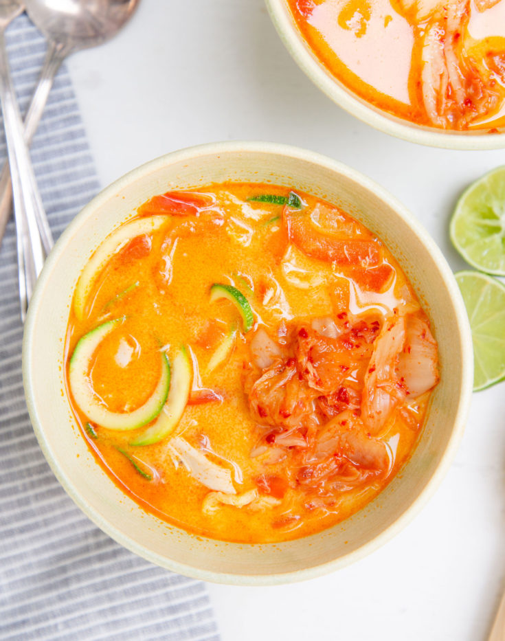 Thai Chicken Zoodle Soup