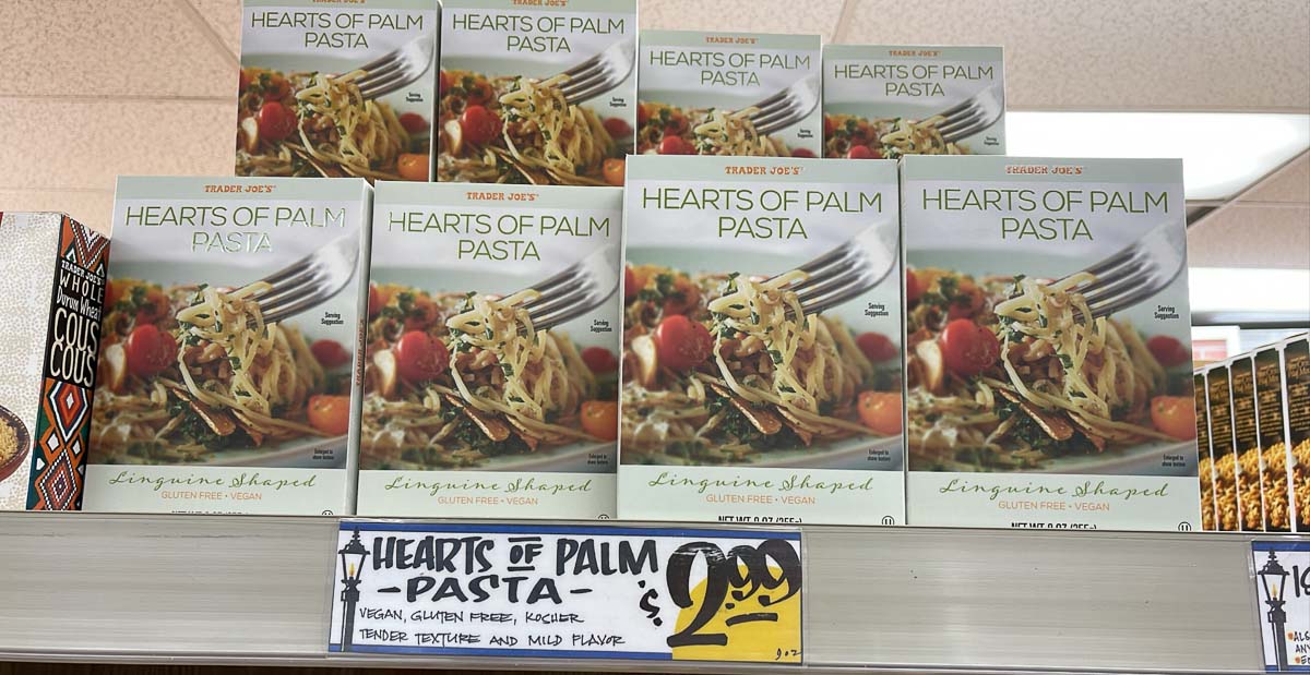 trader joe's Hearts of Palm Pasta