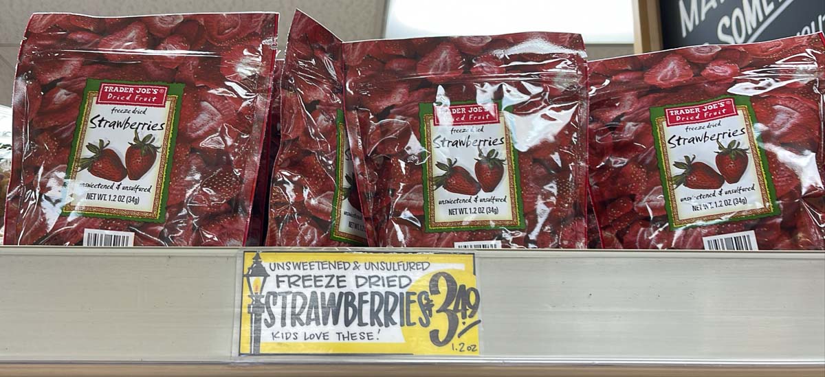 trader joe's freeze-dried strawberries