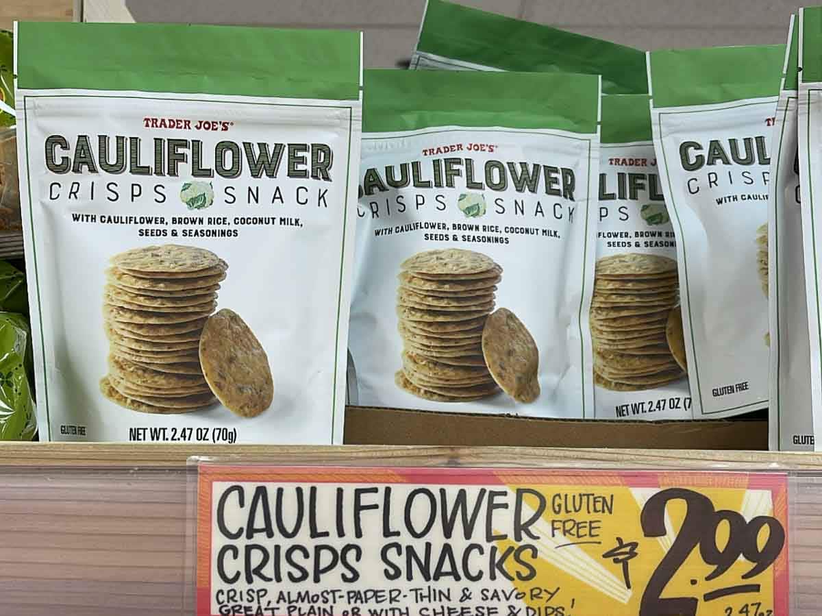 trader joe's Cauliflower Crisps