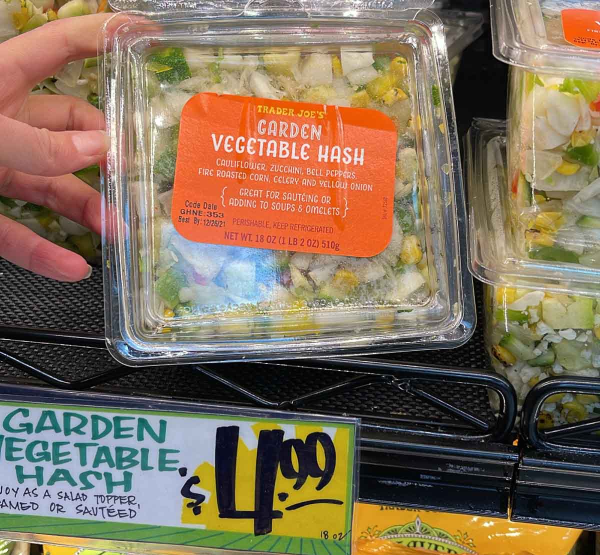 trader joe's garden vegetable hash