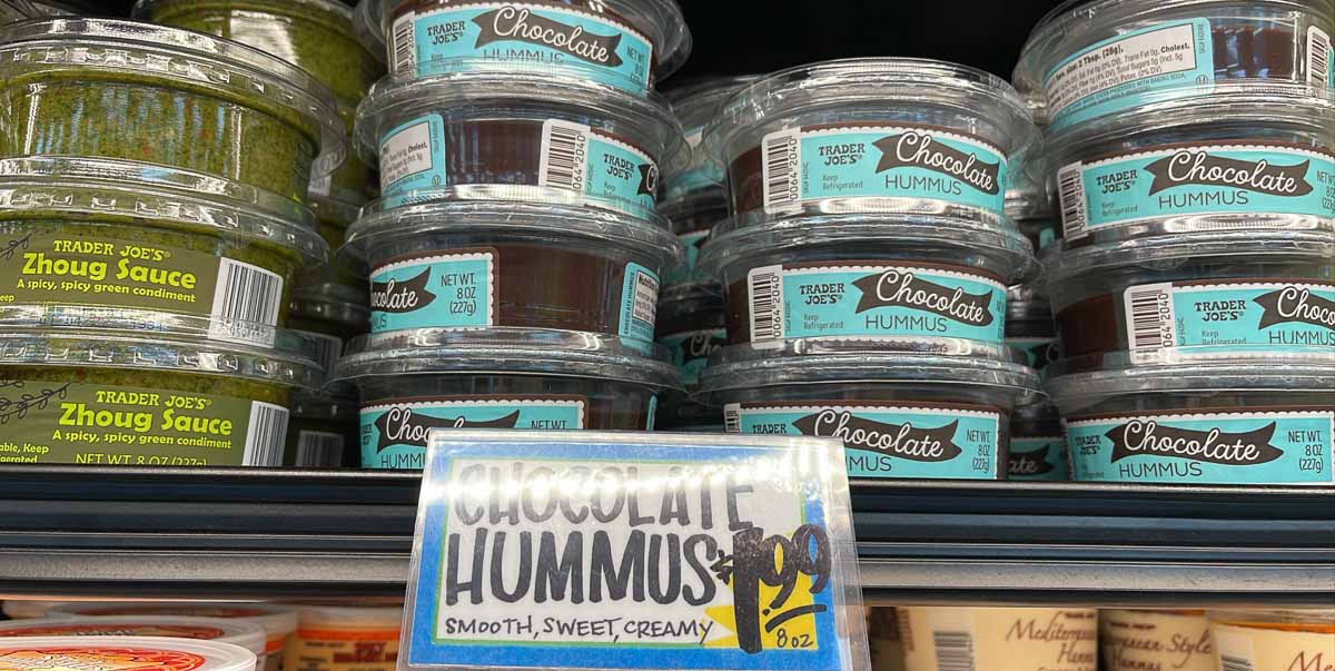 trader joe's chocolate hummus