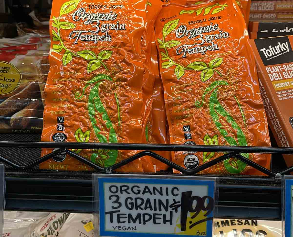 trader joe's organic 3-grain tempeh