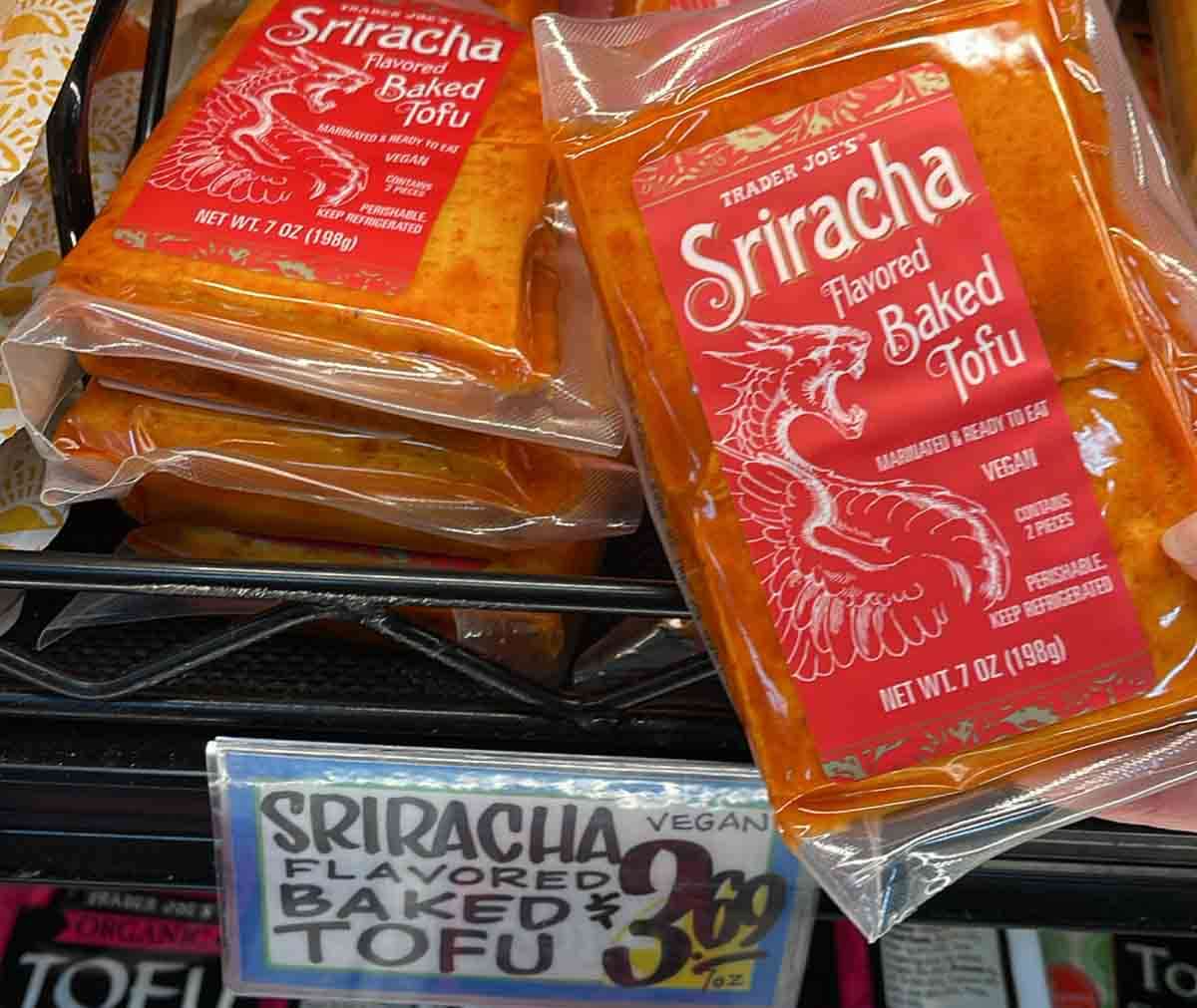 trader joe's sriracha baked tofu