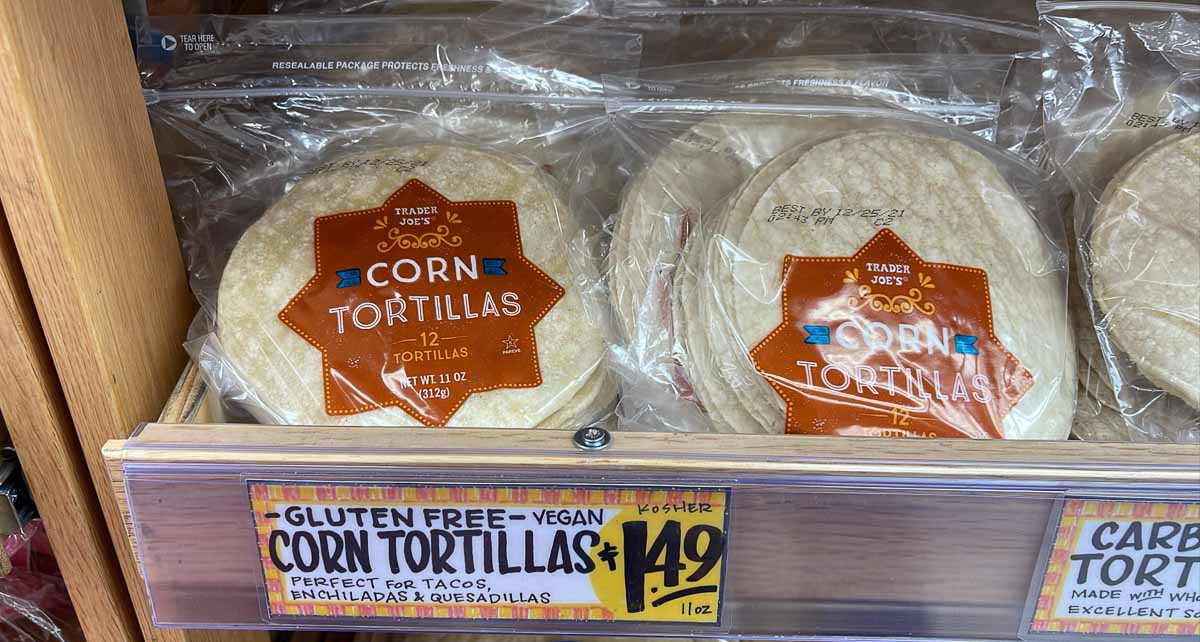 trader joe's corn tortillas