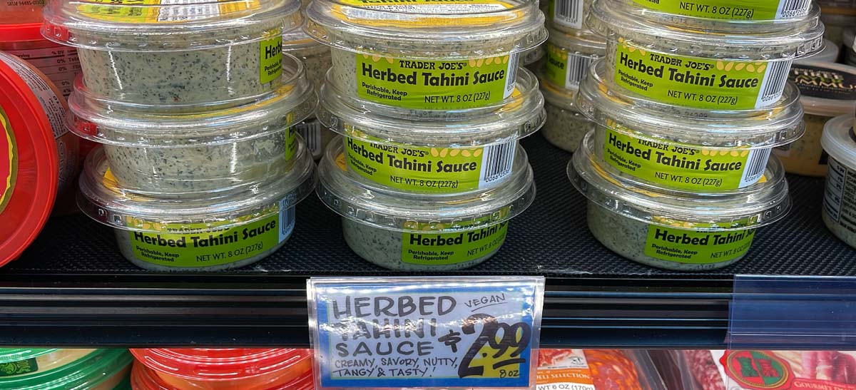 trader joe's herbed tahini sauce