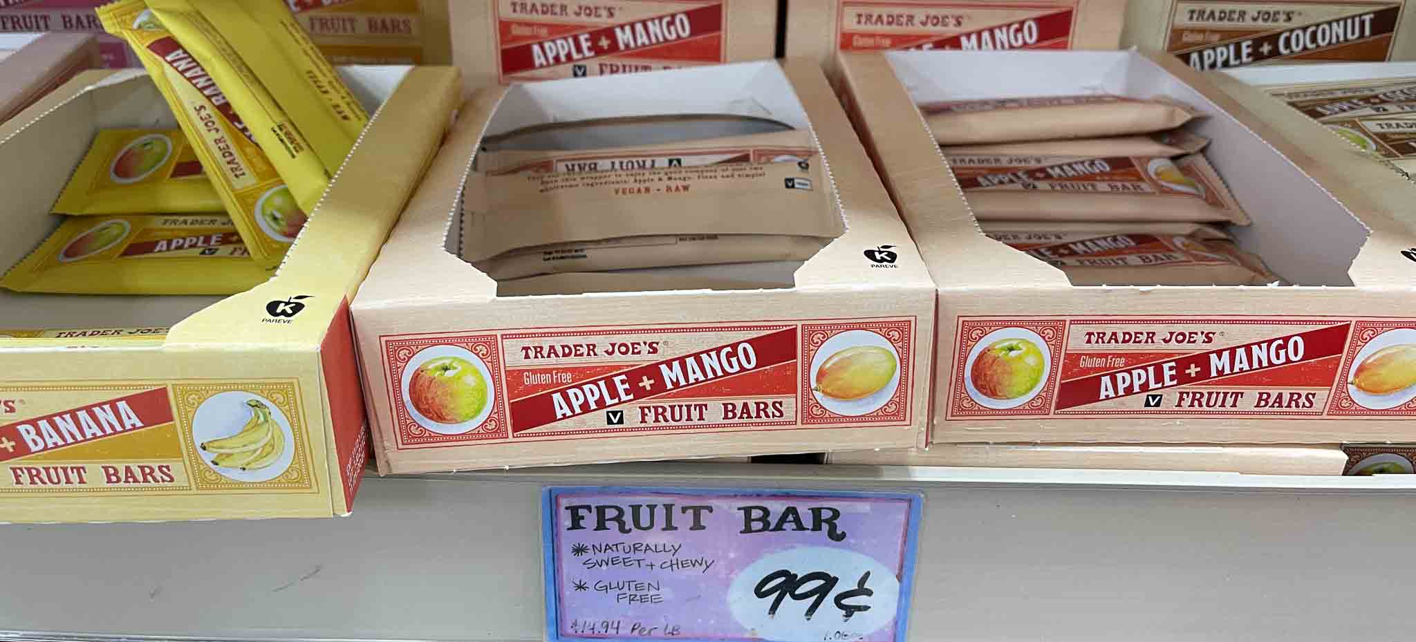 trader joe's Pressed Fruit Bars