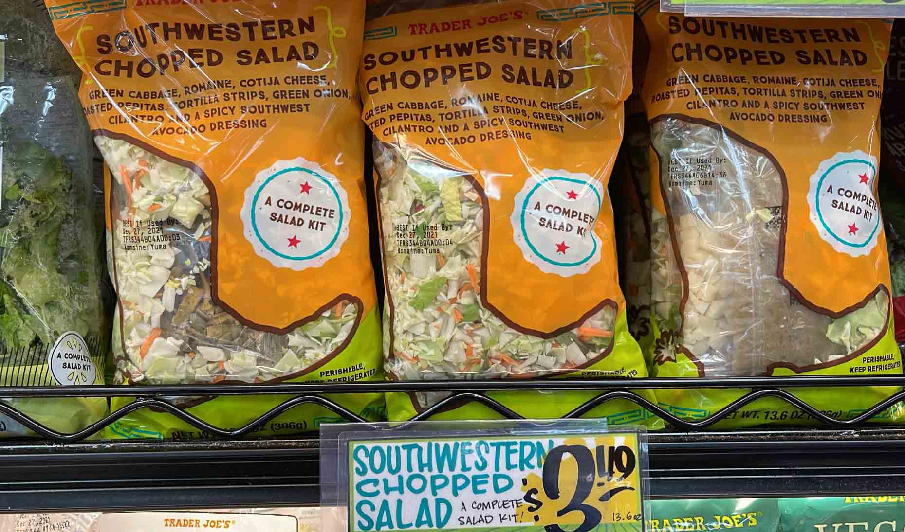 trader joe's southwestern chopped salad