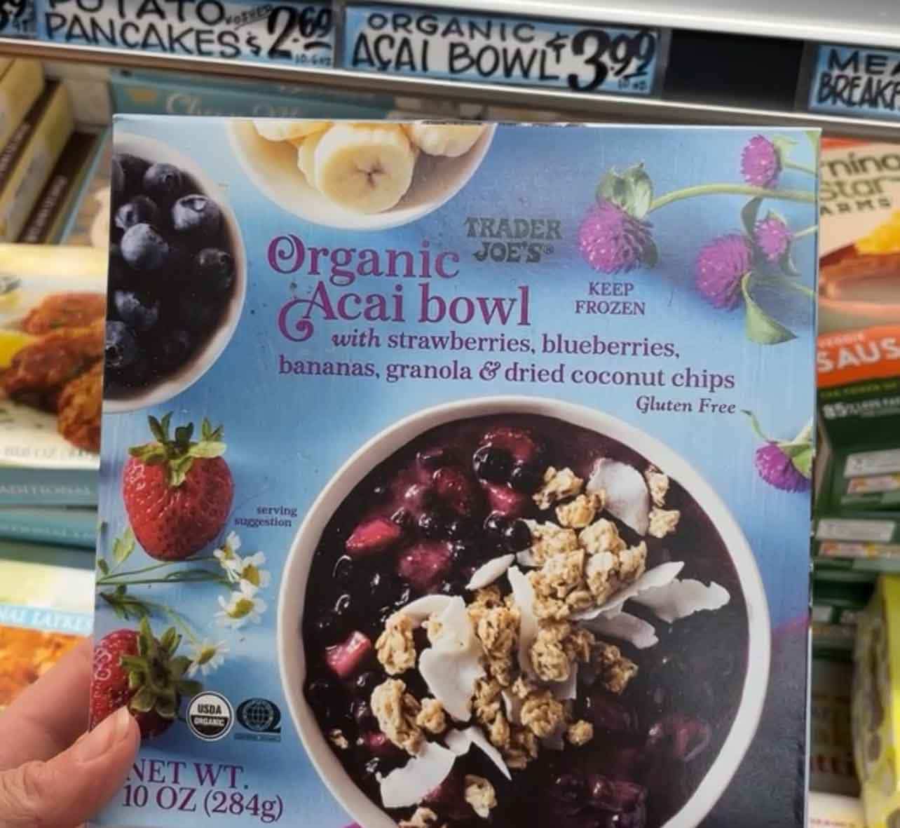 trader joe's Organic Acai Bowl