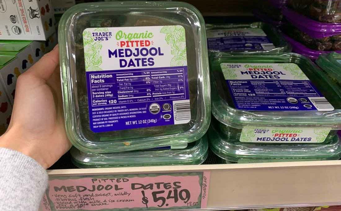 trader joe's organic pitted medjool dates