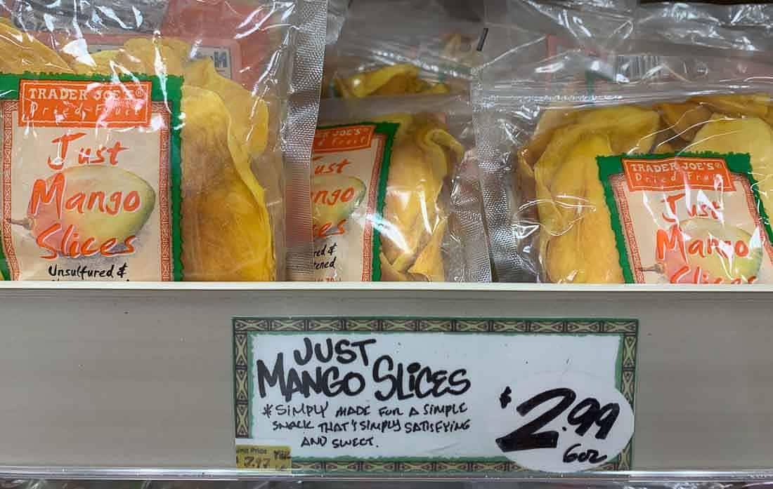 trader joe's just Mango Slices