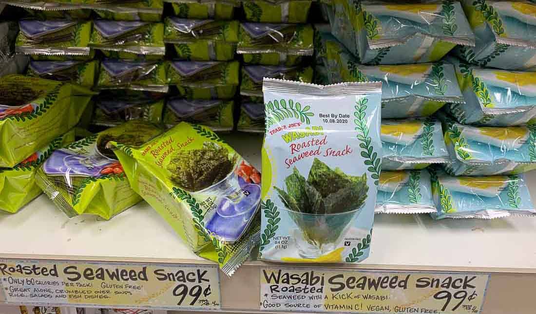 trader joe's roasted seaweed snacks