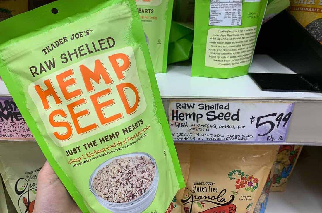 trader joe's Raw Shelled Hemp Seeds