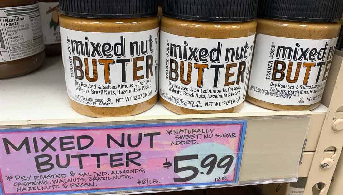 trader joe's Mixed Nut Butter