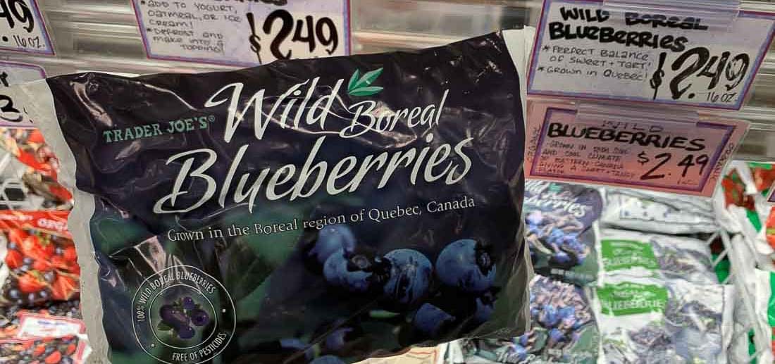 trader joe's wild blueberries