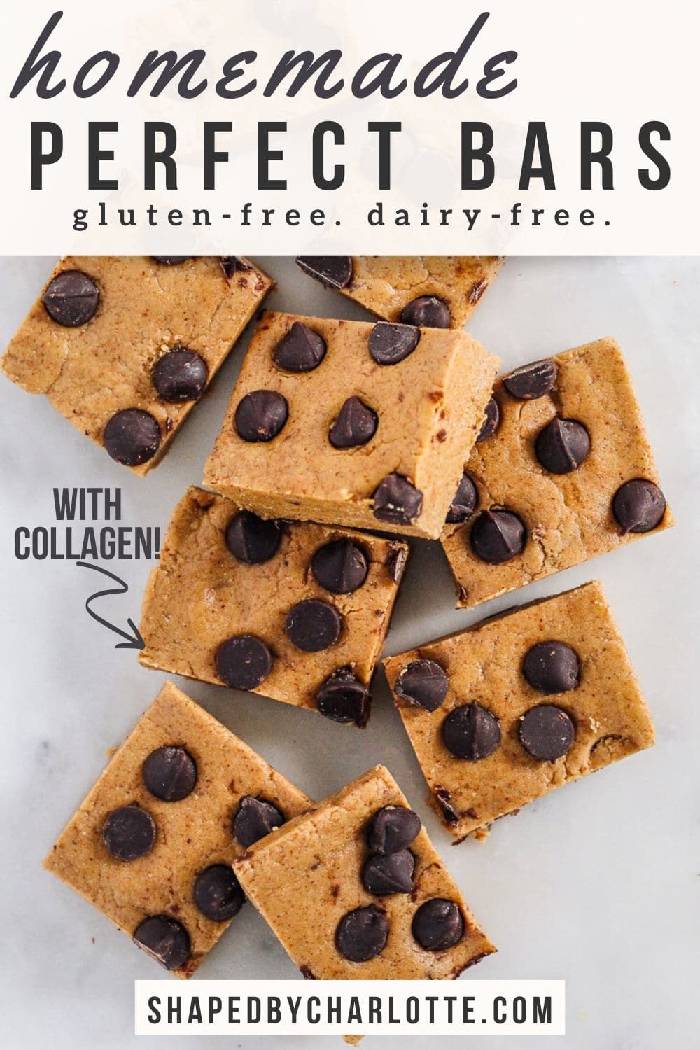 Healthy Homemade Perfect Bars (with collagen!) Shaped by Charlotte
