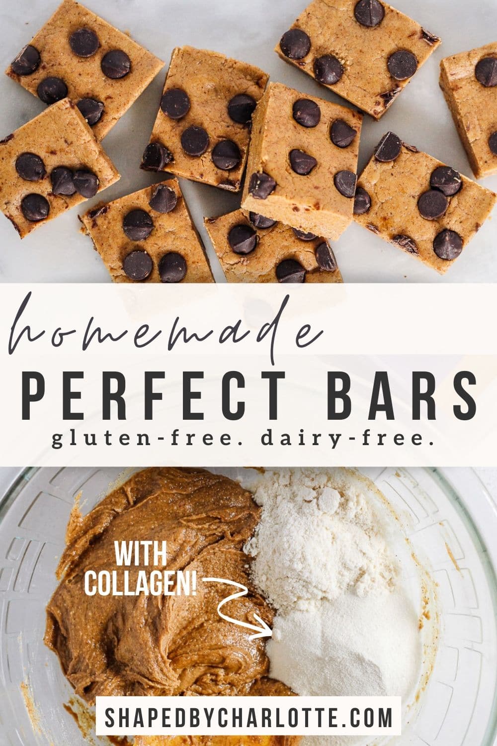 Healthy Homemade Perfect Bars (with collagen!) Shaped by Charlotte