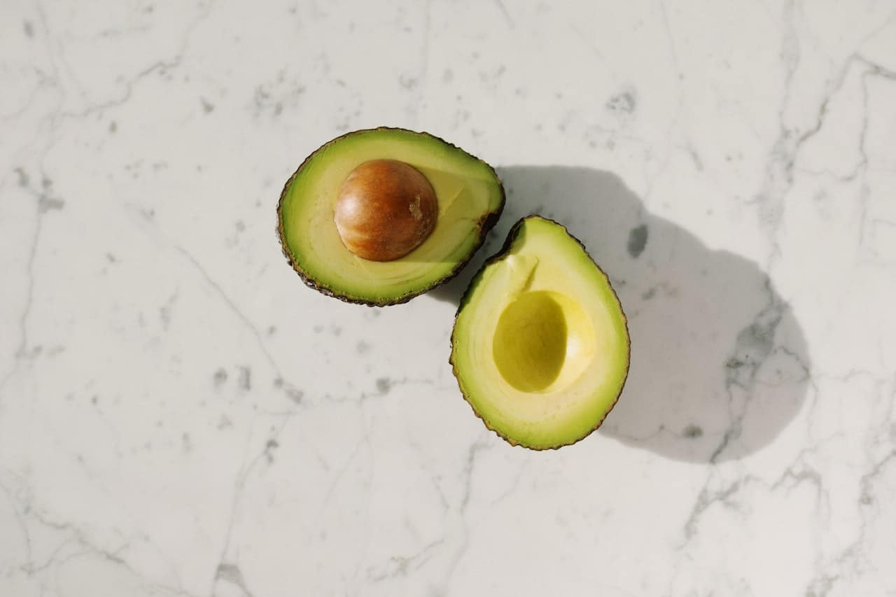Are avocados bad for you? Avocado cut in half.